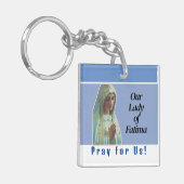 ファティマの女神 キーホルダー (正面左)