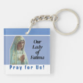 ファティマの女神 キーホルダー (裏面)