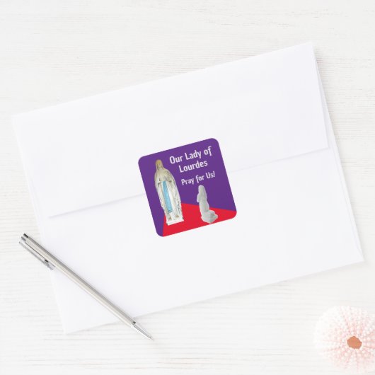 ファティマの女神 スクエアシール (封筒)