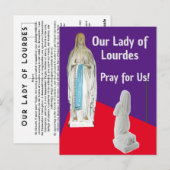 ファティマの女神 ポストカード (正面/裏面)