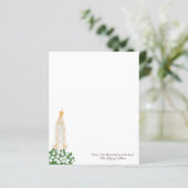 ファティマの我々の女性と白いバラ (スタンド正面)