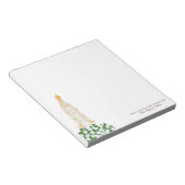 ファティマの我々の女性と白いバラ ノートパッド (アングル)