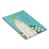 ファティマの我々の女性と白いバラ ノートブック (右側)