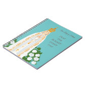 ファティマの我々の女性と白いバラ ノートブック (左側)