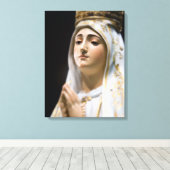ファティマの我々の女性 キャンバスプリント (インサイチュ (ウッドフロア))
