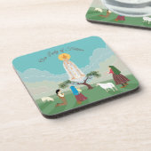 ファティマの我々の婦人と三人の羊飼い コースター (左側)