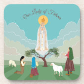 ファティマの我々の婦人と三人の羊飼い コースター (正面)