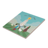 ファティマの我々の婦人と三人の羊飼い タイル (側面)