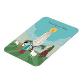 ファティマの我々の婦人と三人の羊飼い マグネット (左側)