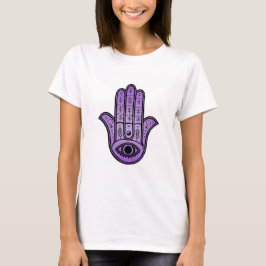 ファティマの手のデザインのレディースTシャツ Tシャツ