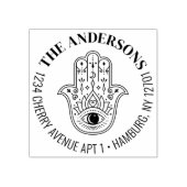 ファティマの手 ハムサ 邪眼 返信先 自分用 ラバースタンプ (インプリント)