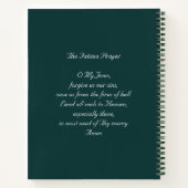 ファティマの私たちの女性1917 ノートブック (裏面)