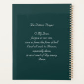 ファティマの私たちの女性1917 プランナー手帳 (裏面)