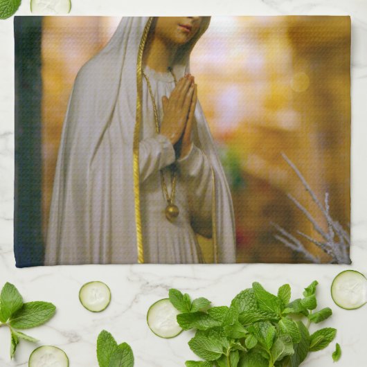 ファティマの私達の女性 キッチンタオル (折り畳み)