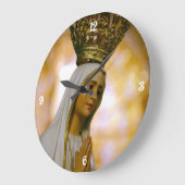 ファティマの私達の女性 ラージ壁時計 (傾斜)