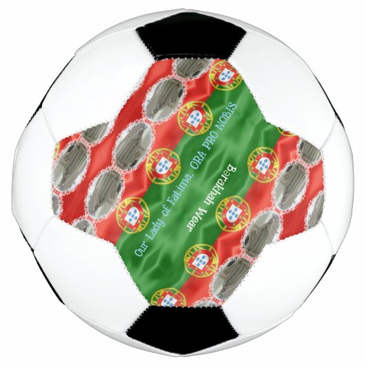 ファティマの聖母, サッカーボール (正面)