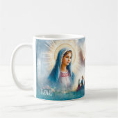 ファティマエンジェルアパルティキリシタン宗教マグ コーヒーマグカップ (左)