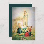 ファティマエンジェルトリニタリアン祈りの言葉 エンクロージャーカード (正面/裏面)
