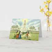 ファティマカードの私達の女性 カード (黄色い花)