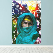 ファティマバイマイケル・モファ キャンバスプリント (インサイチュ (ウッドフロア))