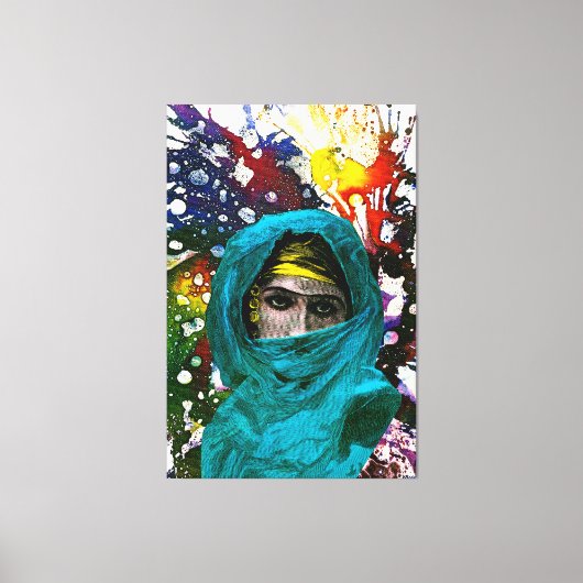 ファティマバイマイケル・モファ キャンバスプリント (正面)