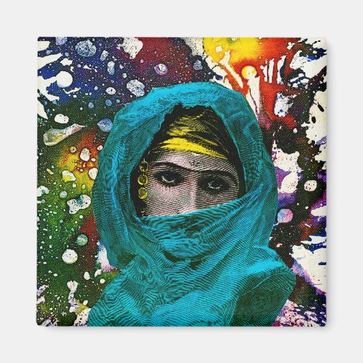 ファティマバイマイケル・モファ マグネット (正面)