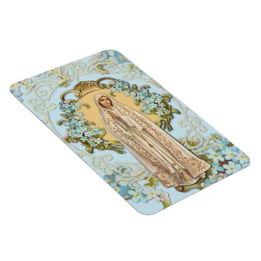 ファティマブルーフローラ宗教 マグネット (右側)