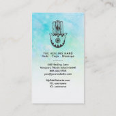 *~*ファティマブルーヨガのムーンハムサハンドクレーター 名刺 (裏面)