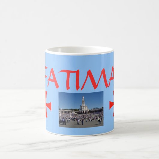 ファティマポルトガルの聖域のカスタムのマグ コーヒーマグカップ (中央)