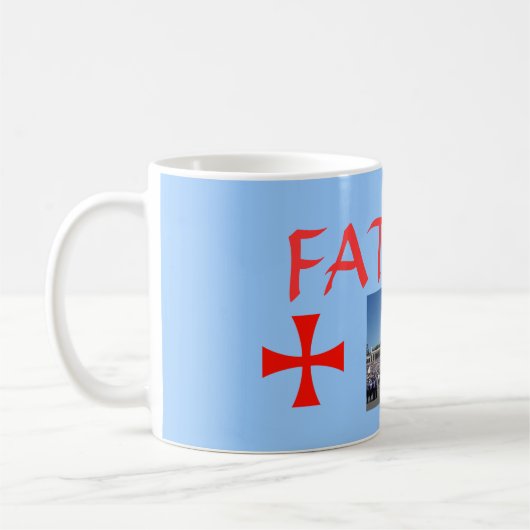 ファティマポルトガルの聖域のカスタムのマグ コーヒーマグカップ (左)