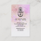 *~*ファティマヨガピーチのムーンハムサハンドクレーター 名刺 (裏面)