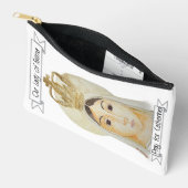 ファティマロザリオの私たちの女性祈りの言葉瞑想ポーチ アクセサリーポーチ (見開き)