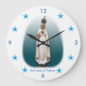 ファティマ時計の我々の女性 ラージ壁時計 (正面)