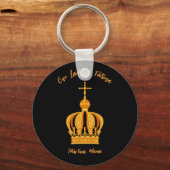 ファティマ王冠の我々の女性 キーホルダー (正面)