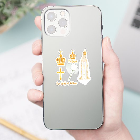 ファティマ王冠の我々の女性 シール (スマートフォン)