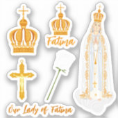 ファティマ王冠の我々の女性 シール (正面)