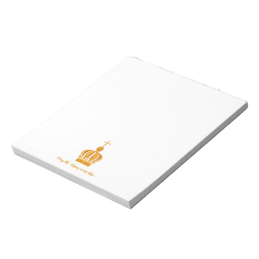 ファティマ王冠の我々の女性 ノートパッド (回転)