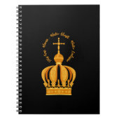 ファティマ王冠の我々の女性 ノートブック (正面)