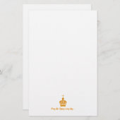 ファティマ王冠の我々の女性 便箋 (正面/裏面)