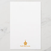 ファティマ王冠の我々の女性 便箋 (正面)