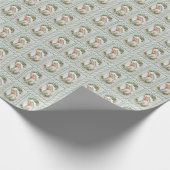 ファティマ賛美ヴァージンマリーカトリックフローラ ラッピングペーパー (角)