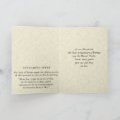 ファティマ100周年記念の私たちの女性 カード (内部)