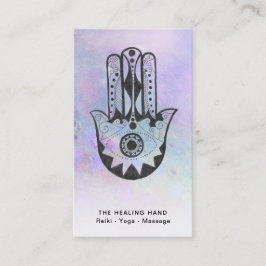 *~*ファティマ・ヨガのムーンハムザ・ハンドのクレーター 名刺