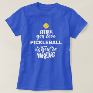 ファナテおもしろいィックピックルボール選手用ピックルボール Tシャツ