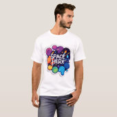 ファナート宇宙シール Tシャツ (正面フル)
