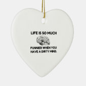 ファニエ汚い心 セラミックオーナメント (右)