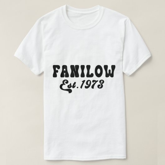 ファニロー1973年設立 Tシャツ (デザイン正面)