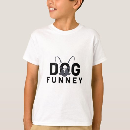 ファニーのペット,フーニー犬,かわいいペット Tシャツ (正面)