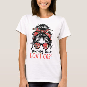 ファニーキルティング縫製女史ヘアーどんだけーT Tシャツ