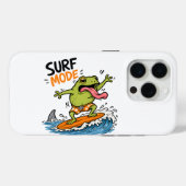 ファニーサーフモードカエル｜おもしろカエルサマー Case-Mate iPhoneケース (裏面 (横))